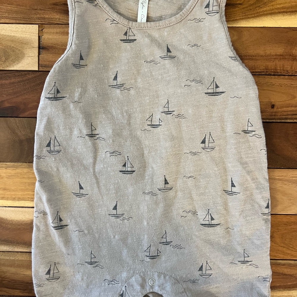 Rylee & Cru Sailboat Print Sleeveless Top